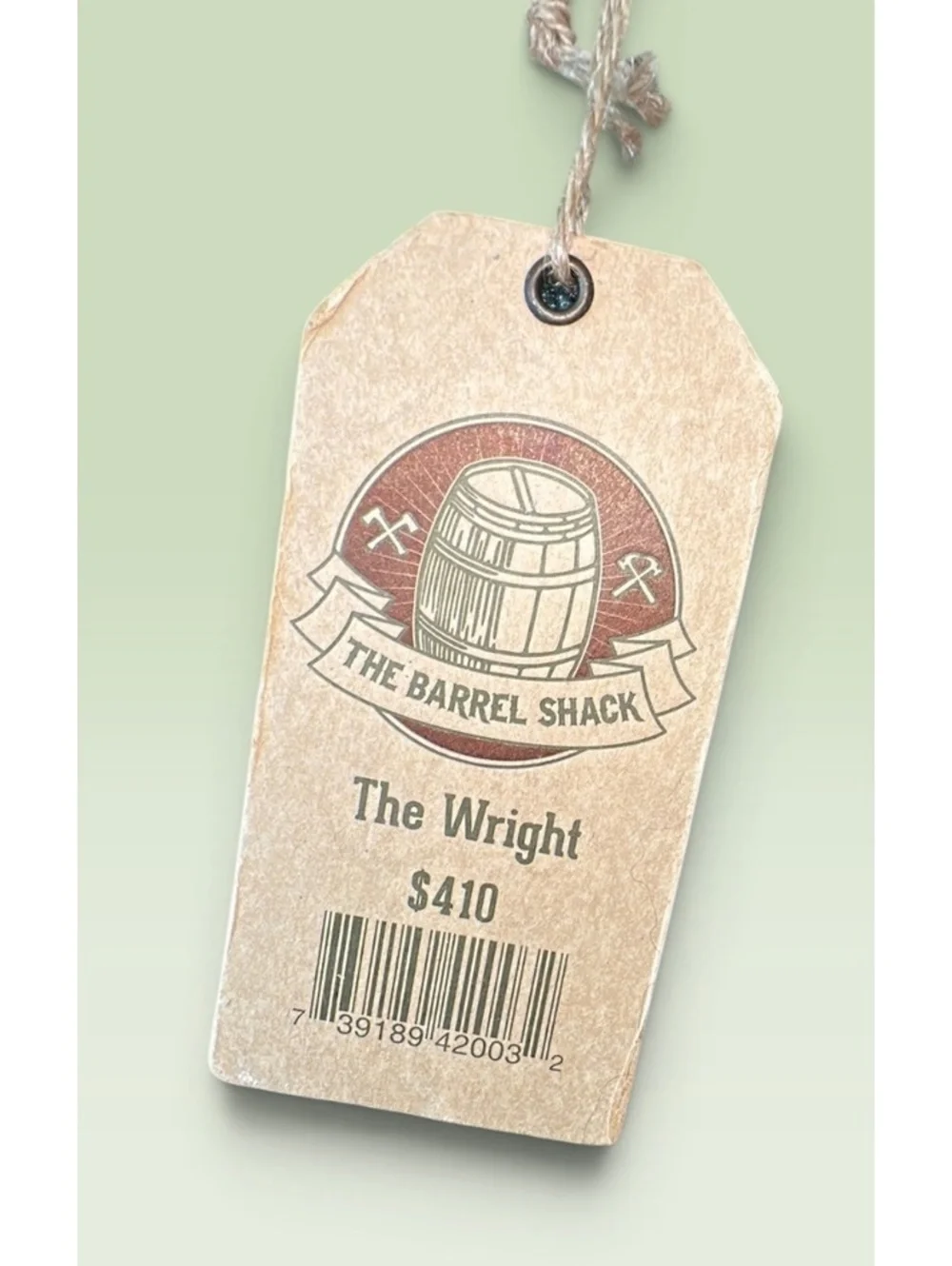 The Barrel Shack The Wright Metal Biplane Airplane Clock w/ Original $410 Tag